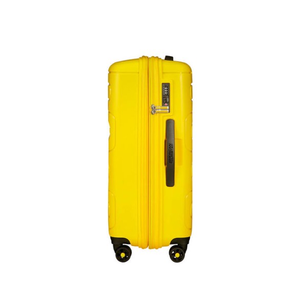 American Tourister куфар Sunside 68 см - жълт