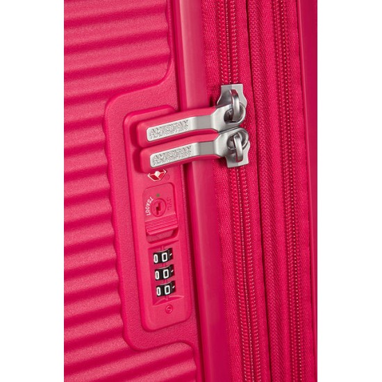 American Tourister куфар Soundbox 55 см - розов