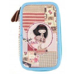 Anekke Пълен ученически несесер  PATCHWORK Anekke Пълен ученически несесер  PATCHWORK