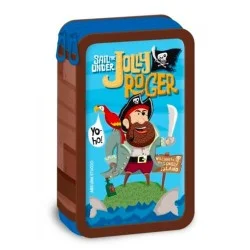ARS UNA Празен ученически несесер с два ципа Jolly Roger