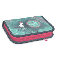 Ars Una Пълен ученически несесер - Pink Flamingo