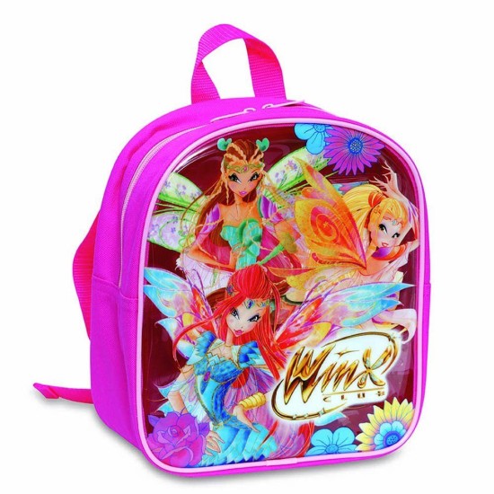 Auguri Preziosi Раница за детска градина с едно отделение Winx и флумастери 00427