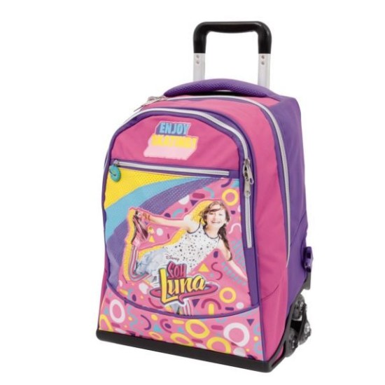 Auguri Preziosi Ученическа раница с две отделения и колела Soy Luna 02894