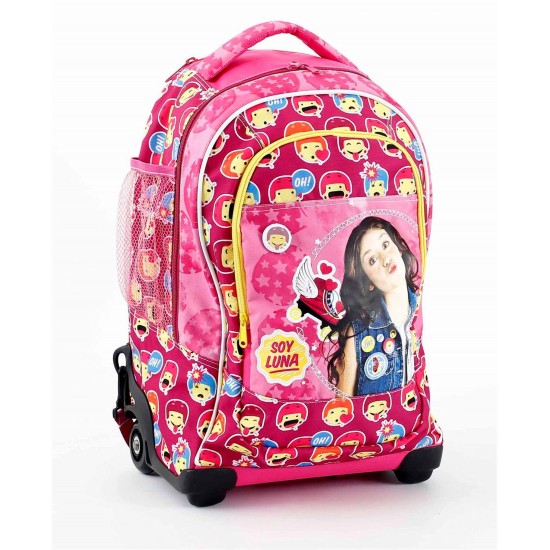 Auguri Preziosi Ученическа раница с едно отделение и колела Soy Luna 00844