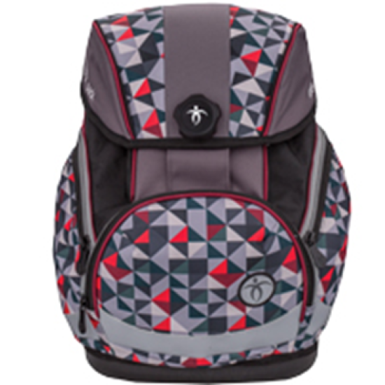 Belmil анатомична ученическа раница с едно отделение - Red Pack